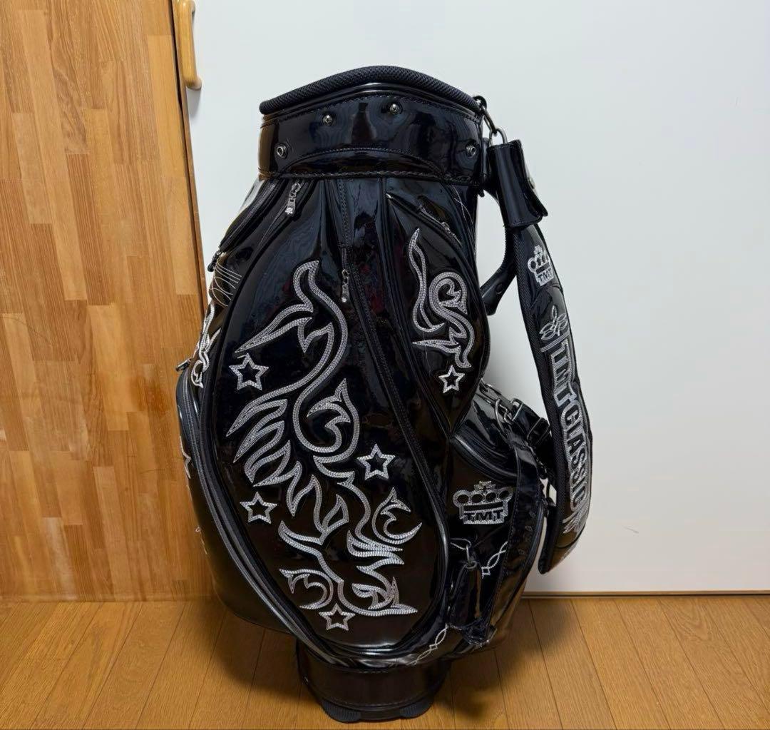 (希少)TMT CLASSIC ブラックエナメル　ゴルフキャディバッグ