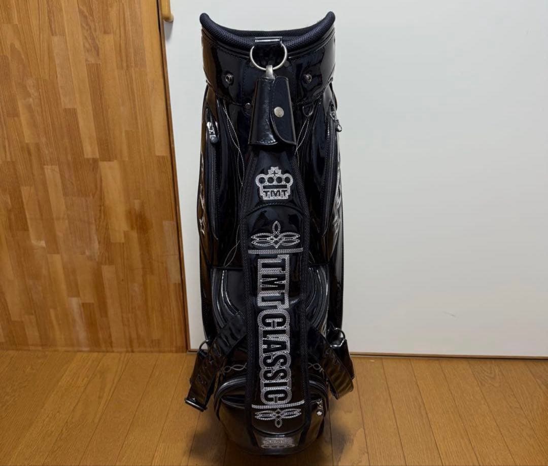 (希少)TMT CLASSIC ブラックエナメル　ゴルフキャディバッグ