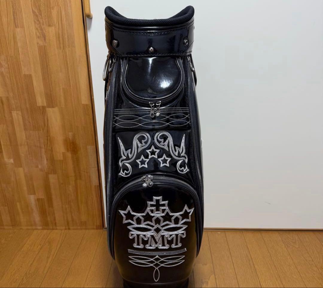 (希少)TMT CLASSIC ブラックエナメル　ゴルフキャディバッグ