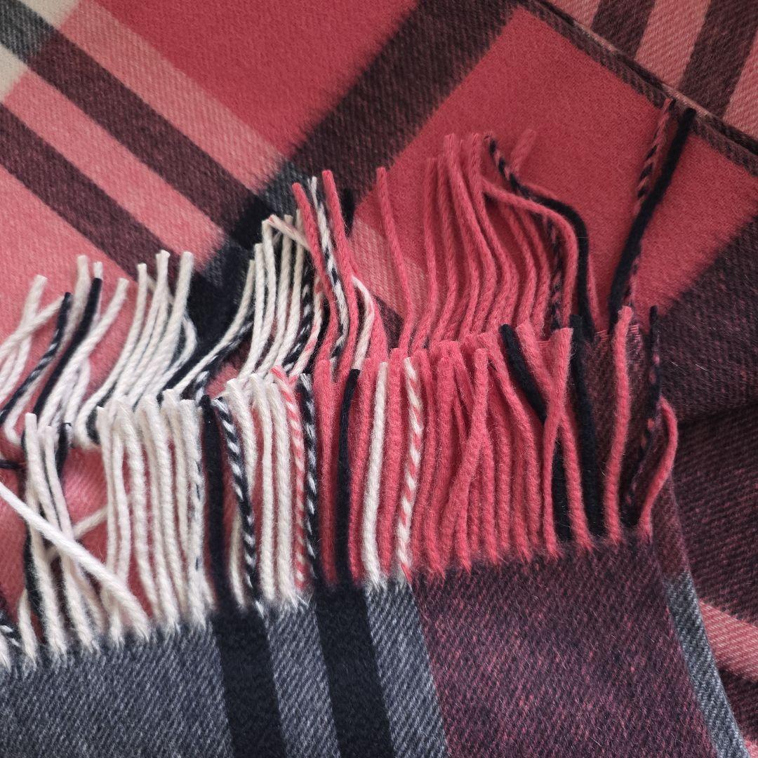 【新品未使用】ジョシュアエリス　カシミア　大判ストール　人気色　ピンク　希少