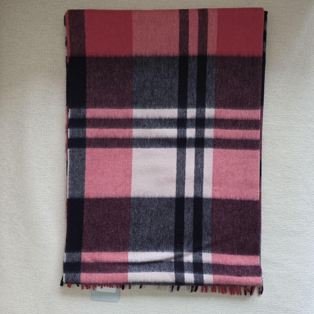 【新品未使用】ジョシュアエリス　カシミア　大判ストール　人気色　ピンク　希少