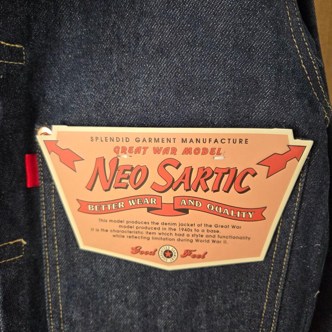 大戦モデル デニムジャケット NEO SARTIC Gジャン サイズ40 完売品
