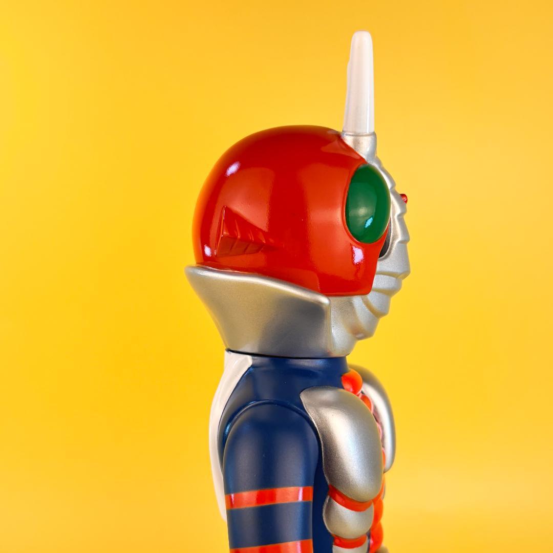 仮面ライダーV3 面取れ 当時物風 珍色 マルサン・ブルマァク・・/やま