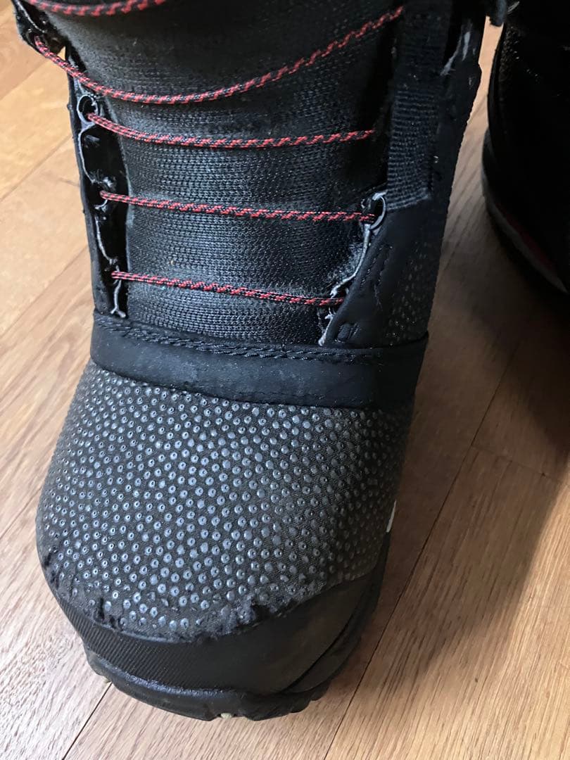 スノーボードブーツ(男性用) 黒/赤/緑　SLX