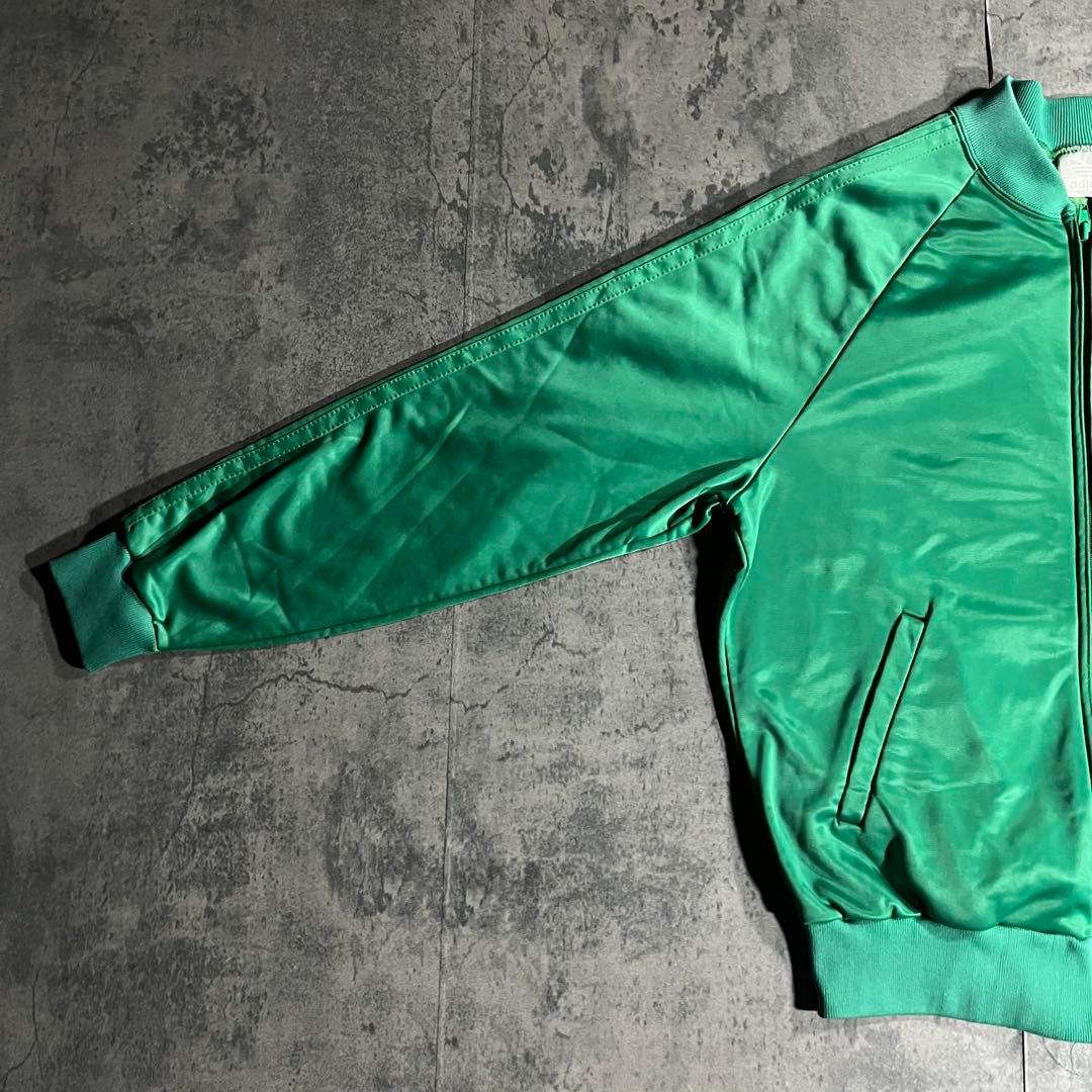 adidas 80s USA製 ATP トラック ジャケット ラグラン グリーン