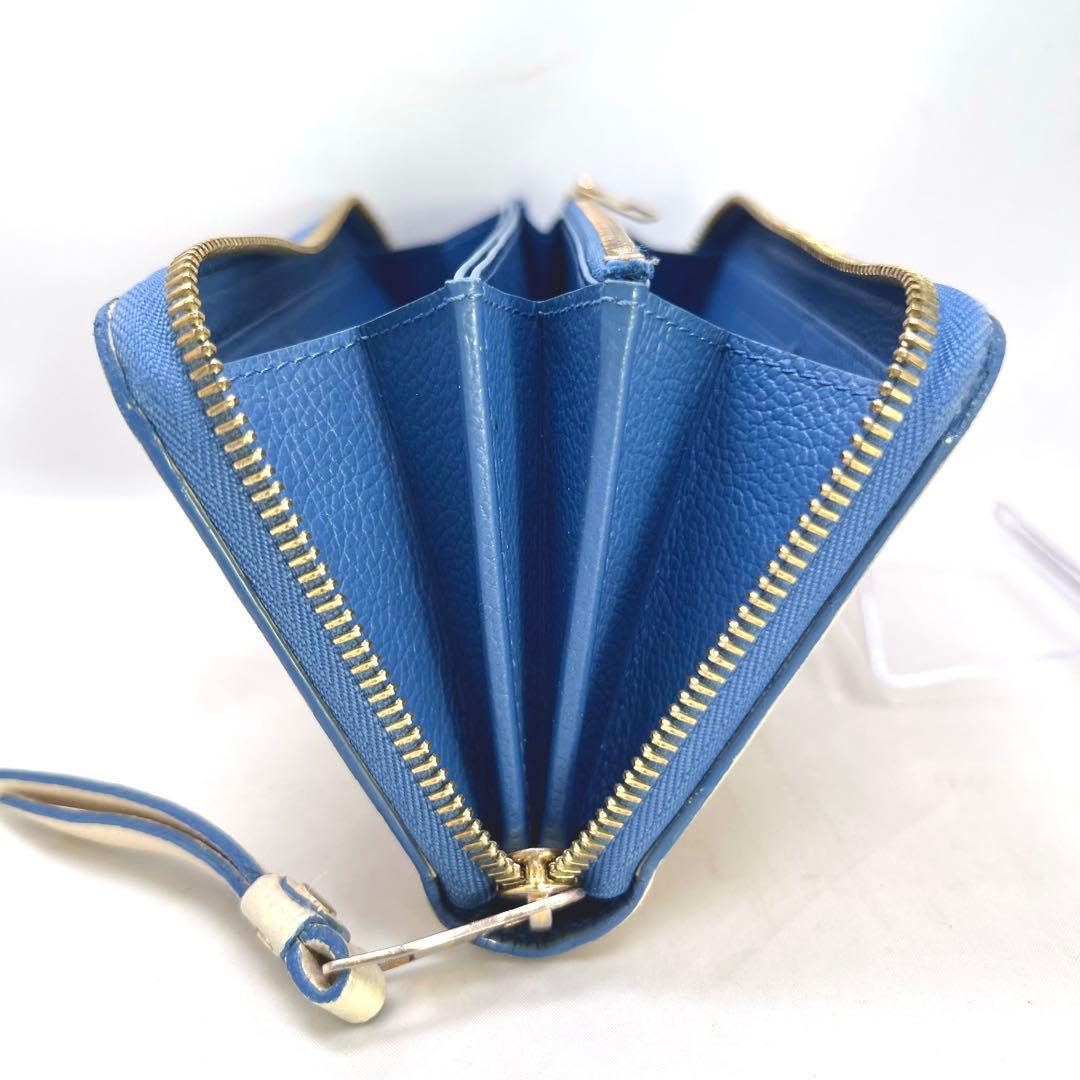 日本限定色】 ルイヴィトン アンプラント ジッピーウォレット ブルー