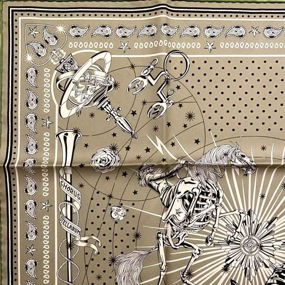 りりりりんこ様 極美品 エルメス シルクスカーフ カレ55 コーラスステラルム