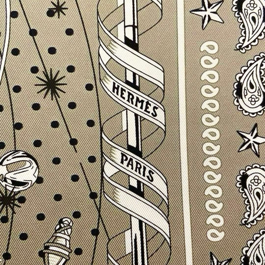 りりりりんこ様 極美品 エルメス シルクスカーフ カレ55 コーラスステラルム