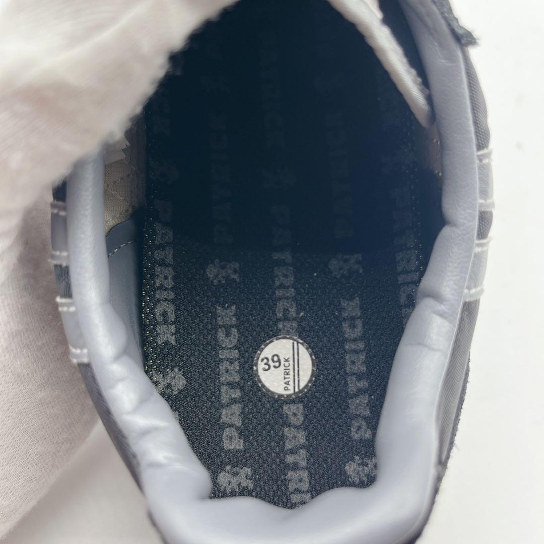 極美品✨PATRICK パトリック スタジアム 黒 スニーカー 39 24.5