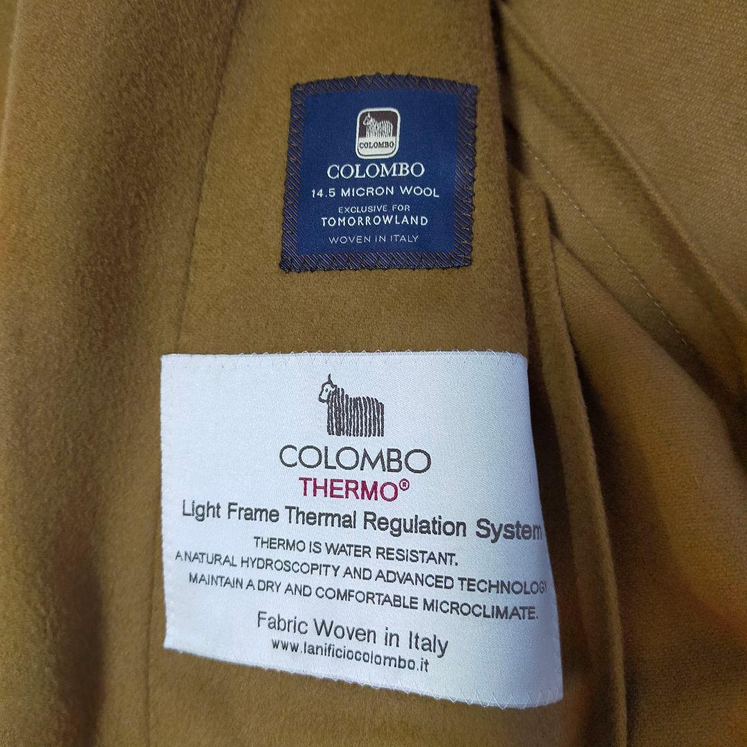 伊製COLOMBO生地　トゥモローランドピルグリム　46　ダブルチェスターコート