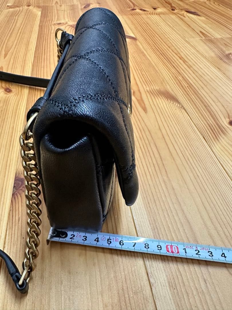 新品未使用 TORY BURCH ウェストポーチ レザー ブラック