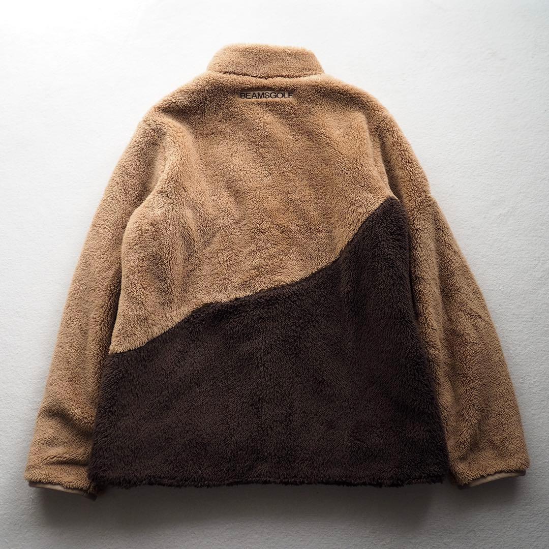 新品 BEAMS ビームス ゴルフ 2023AW ボア ブルゾン ジャケット L