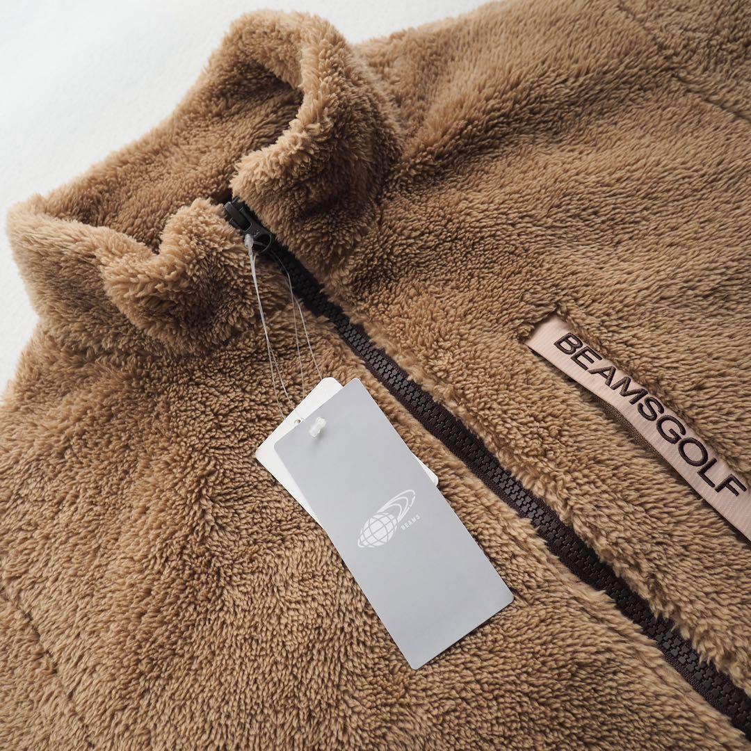 新品 BEAMS ビームス ゴルフ 2023AW ボア ブルゾン ジャケット L
