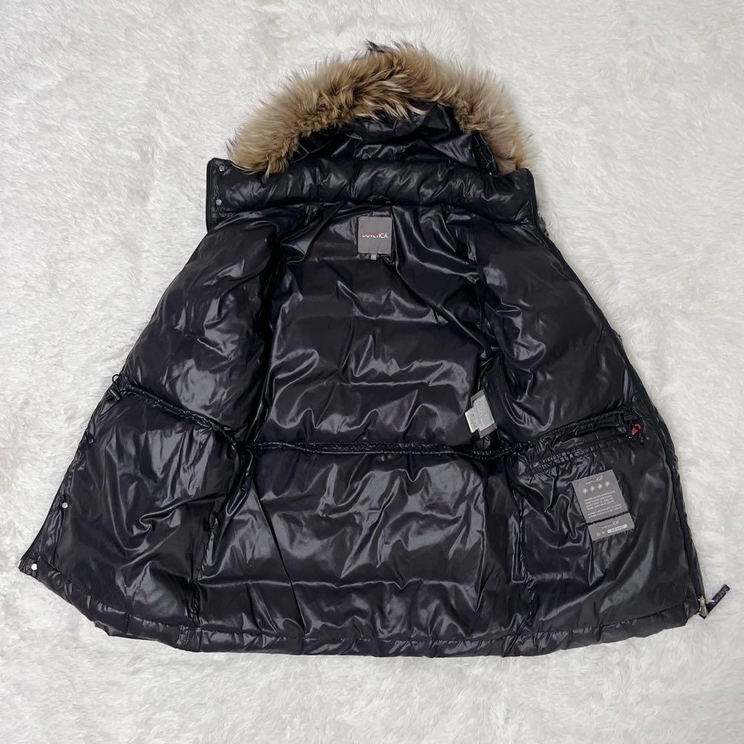 美品✨ デュベティカ ダウンジャケット 黒 46 duvetica 極暖　ファー