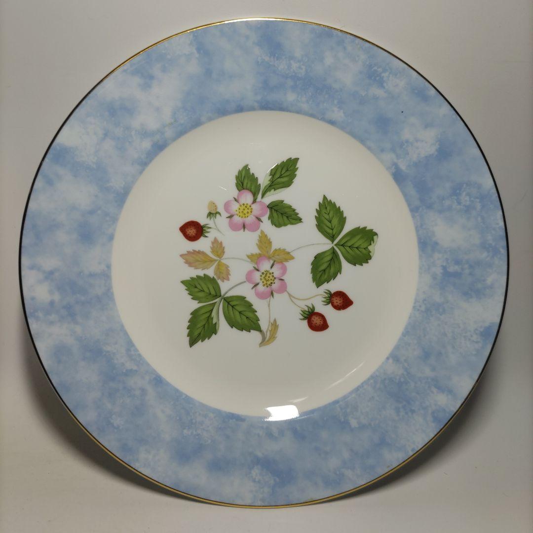 ウェッジウッド ワイルドストロベリー フルリムプレート５色セット 20.5cm