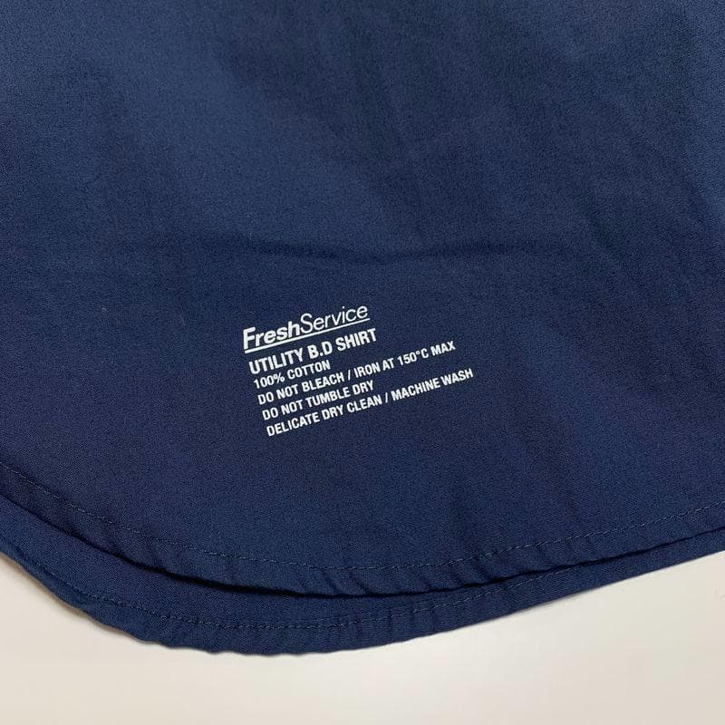 FreshService UTILITY B.D SHIRT 長袖 シャツ 紺