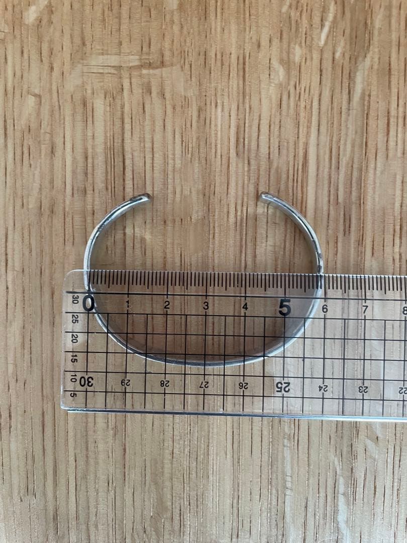 ブルースモーガン Bruce Morgan シルバーバングル ナバホ スタンプ