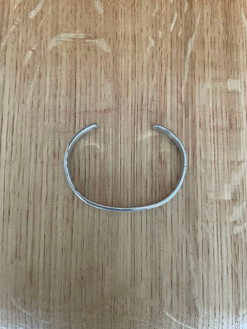 ブルースモーガン Bruce Morgan シルバーバングル ナバホ スタンプ