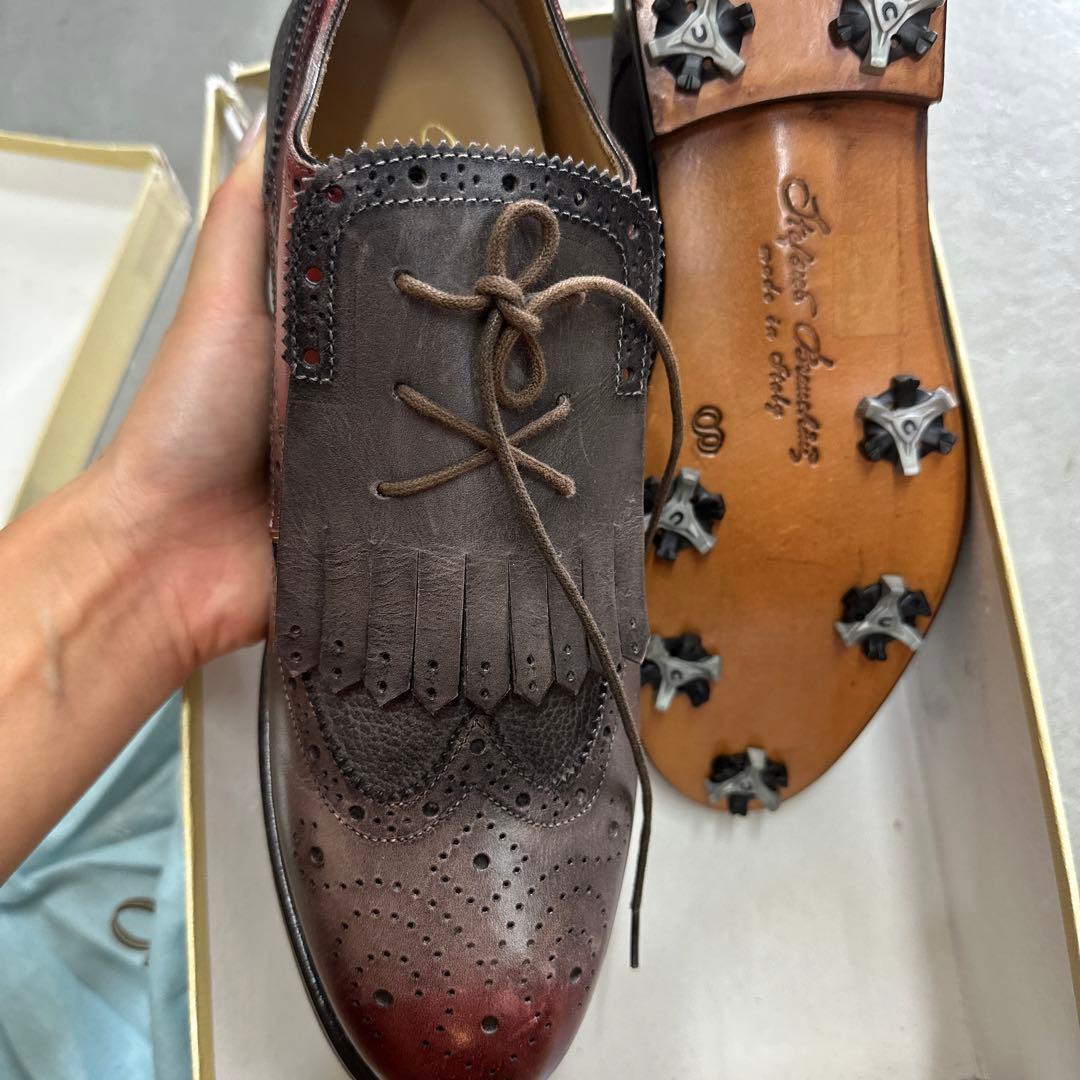 イタリア　ステファノ　ブラウンキーニ　26.5センチ