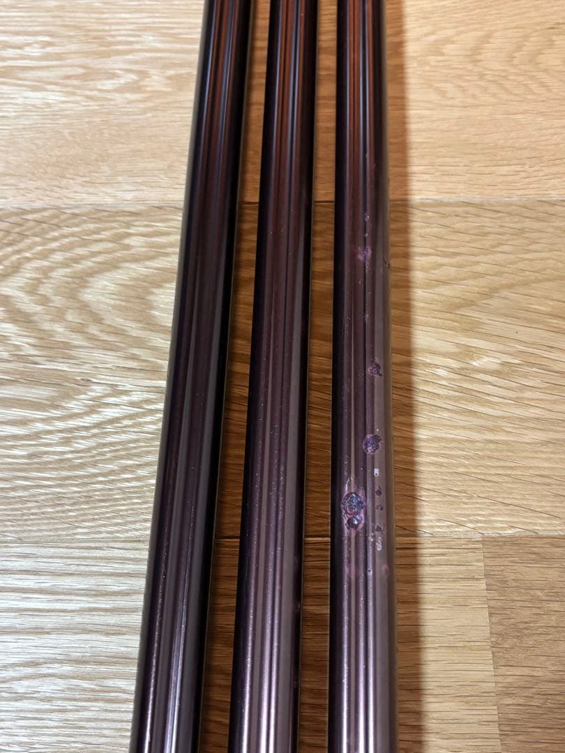 OGAWA TENT アルミテントポール ブラウン　3本セット