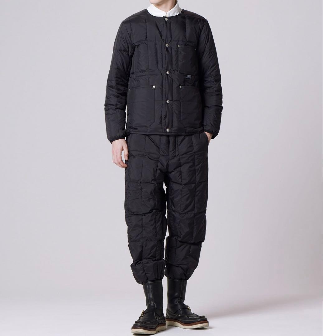 未使用 TAION タイオン ワーク クルーネック ダウンジャケット M