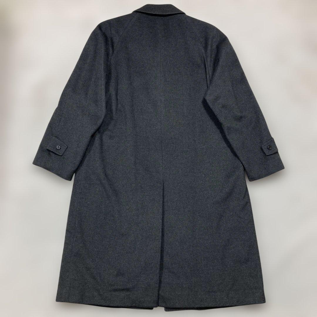 未使用級 ジャンルイシェレル ステンカラーコート カシミヤ100 マキシ丈 L