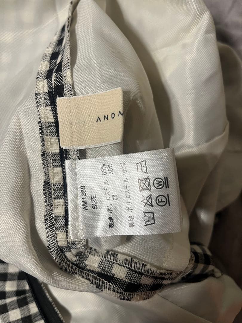 ワンピース Becky check mini dress