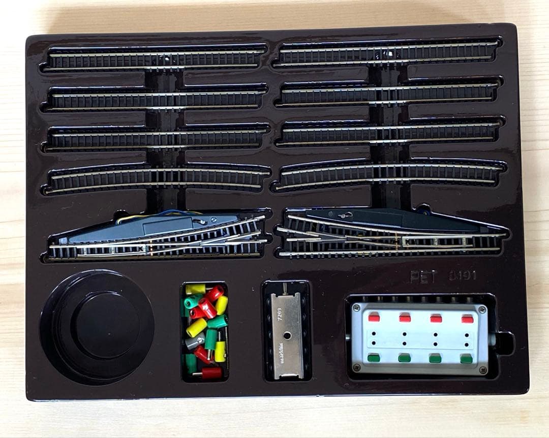 メルクリンミニクラブ　8191 SET-E 分岐器セット　Ｚゲージ