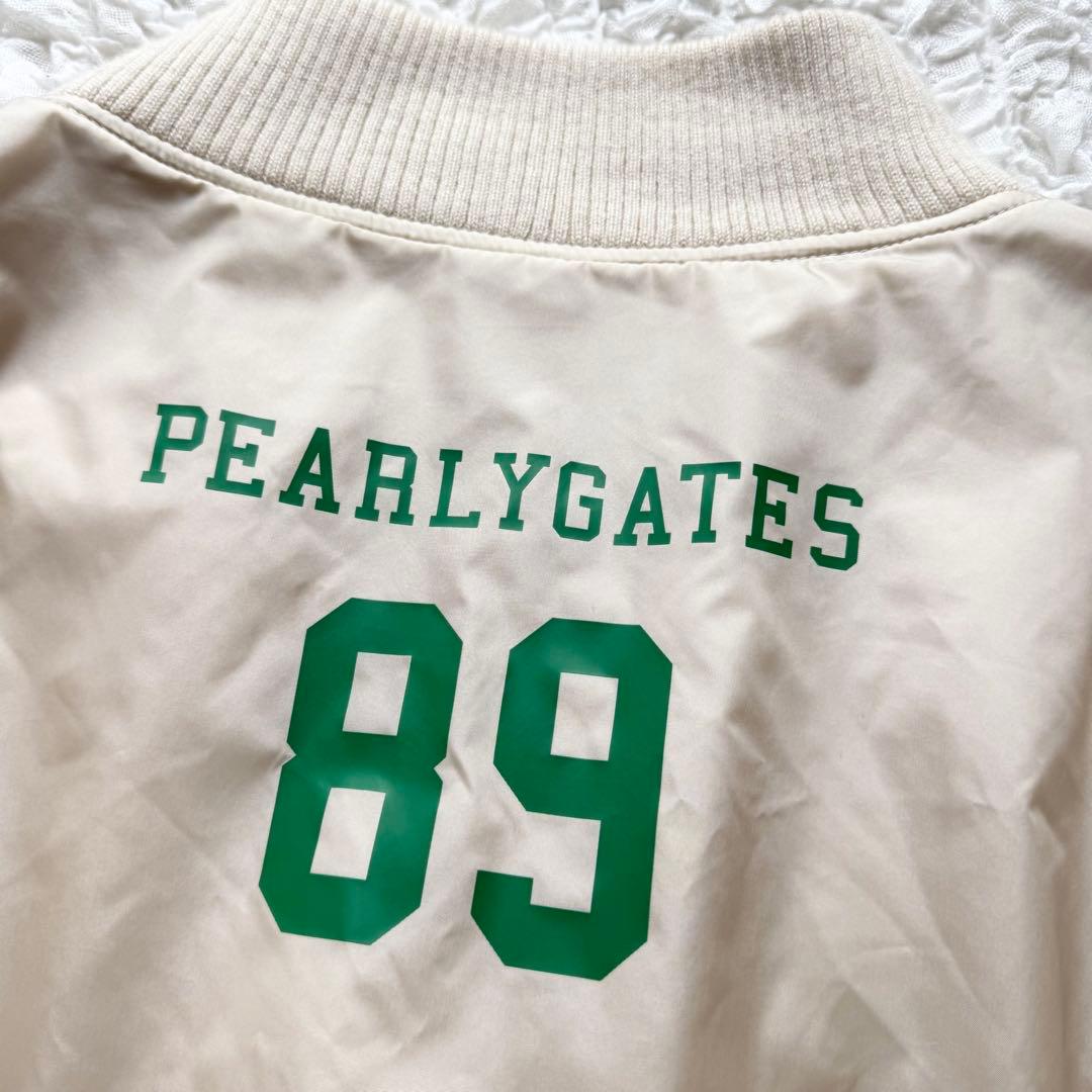 パーリーゲイツ　ハーフジップ　中綿　ブルゾン　ニット切り替え　大きいサイズ