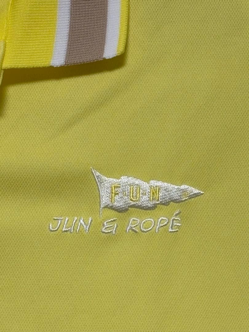 JUN&ROPE イエローポロシャツ