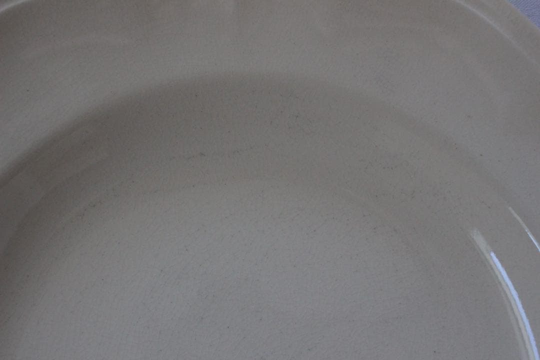 2枚セット　D・サルグミンヌ 花リムアイボリー25cm