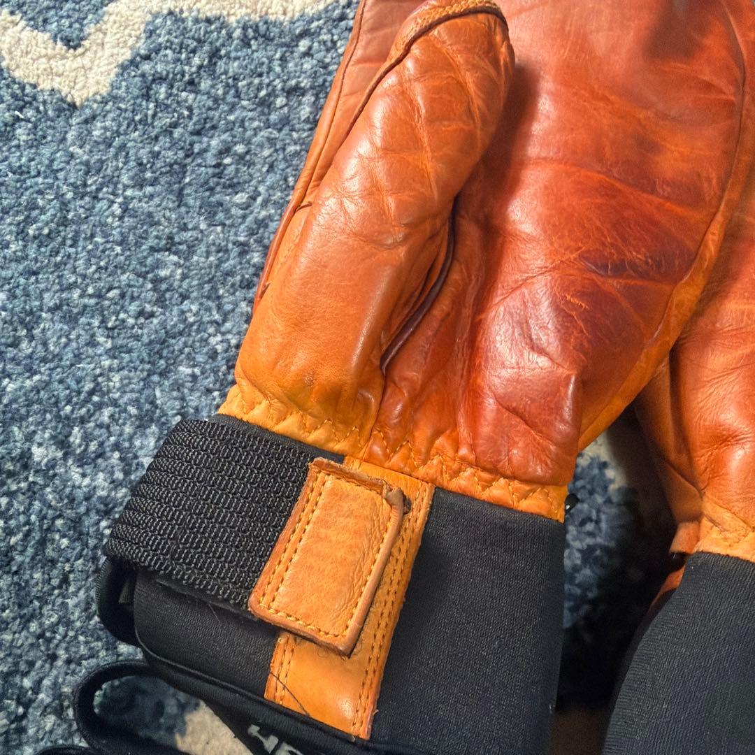 Hestra 3フィンガーグローブ 8サイズ オレンジ