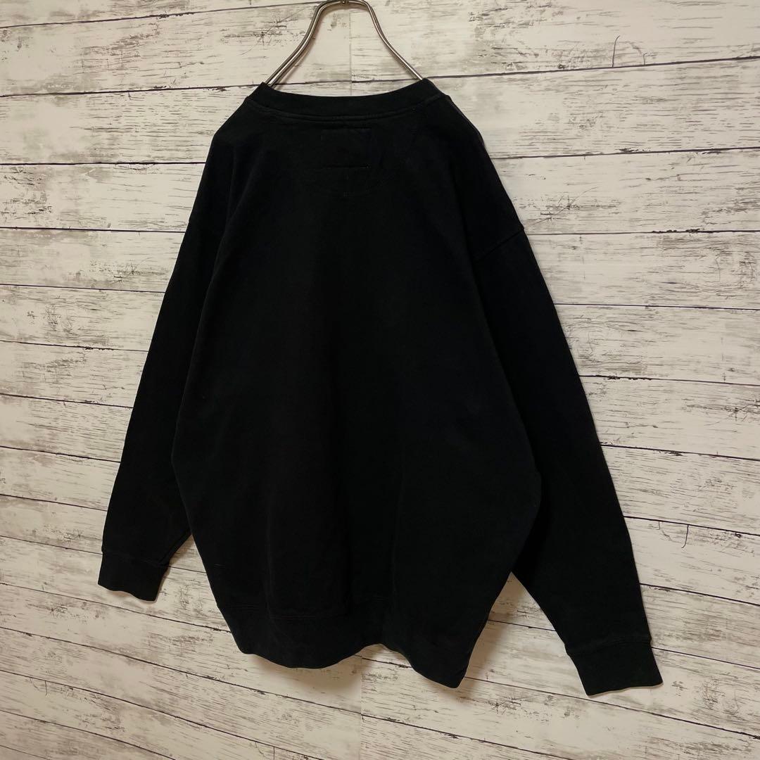 927【希少2XLサイズ】ナイキ♤刺繍ビッグロゴ　90s 銀タグ　スウェット人気