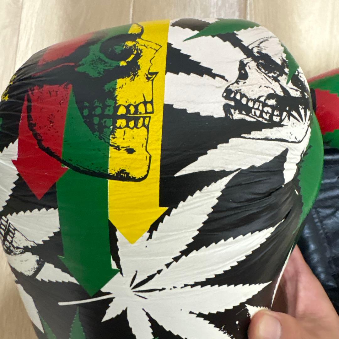 TWINS 8オンスボクシンググローブ 大麻柄