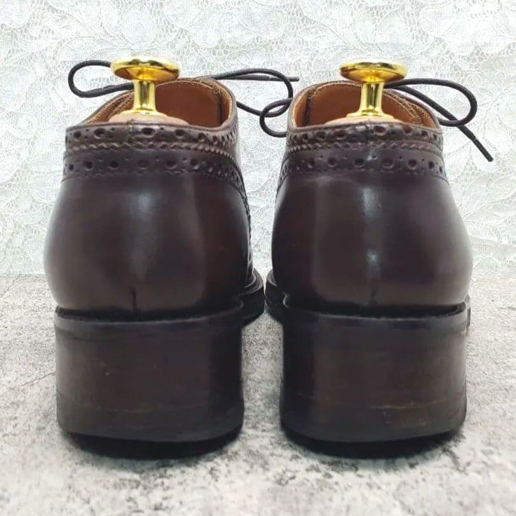 ✨ドリスヴァンノッテン✨ ブローグシューズ 23.5cm 濃茶 イタリア製 本革