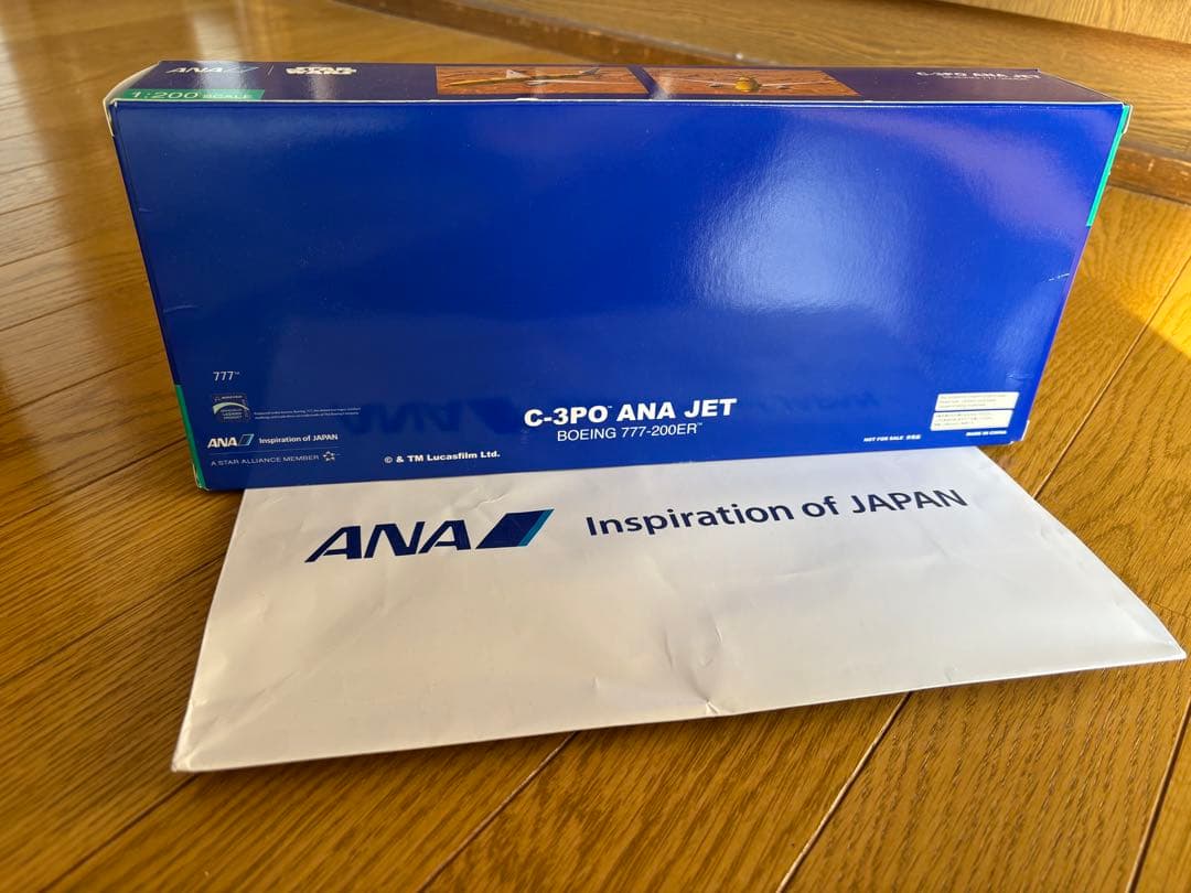 未開封 スターウォーズC-3PO ANAJET BOEING 777-200ER - メルカリ
