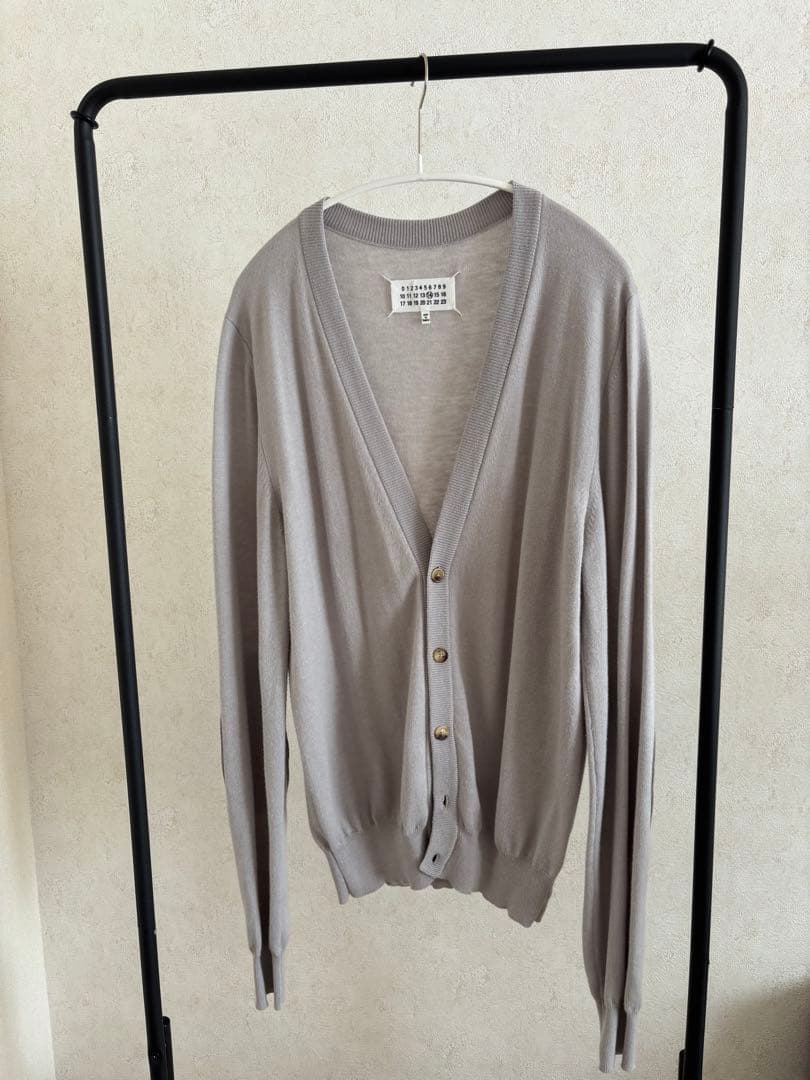 メゾン　マルジェラ　エルボーパッチ　カーディガン