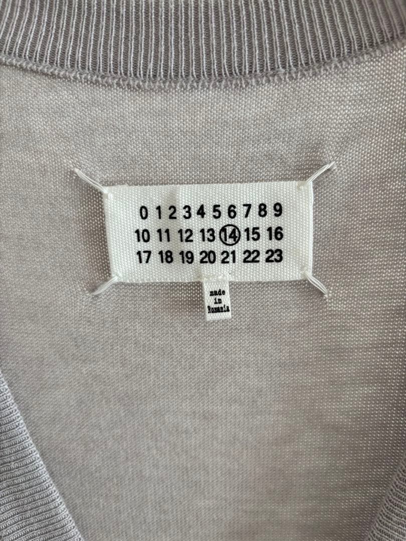 メゾン　マルジェラ　エルボーパッチ　カーディガン