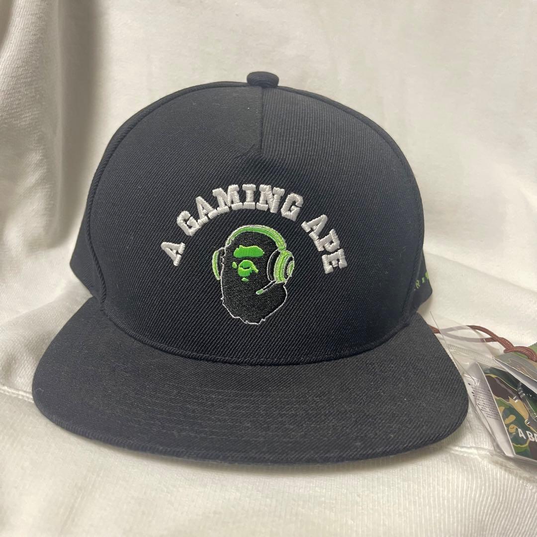 BAPE X RAZER ベースボールキャップ　SNAP BACK CAP