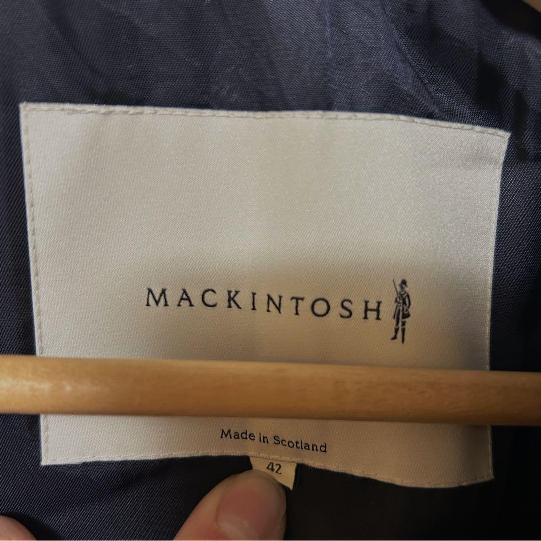 MACKINTOSH GR-001 ステンカラーコート 42 ネイビー