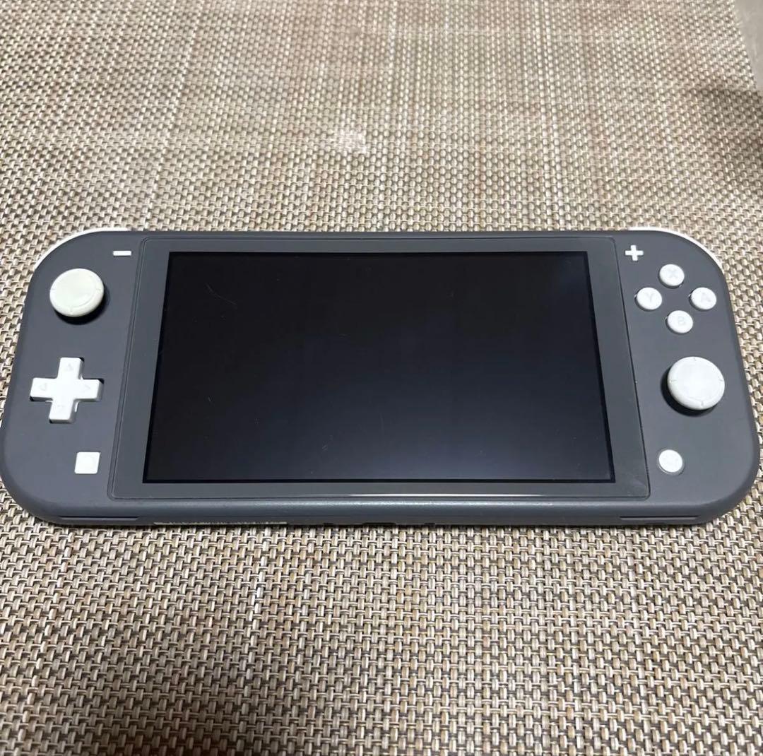 Nintendo Switch Lite 本体 グレー スティック不良