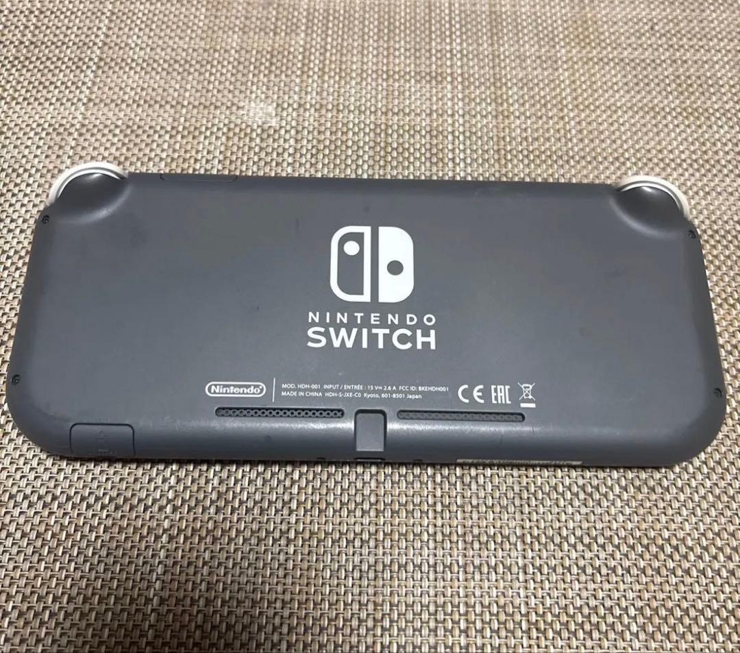 Nintendo Switch Lite 本体 グレー スティック不良
