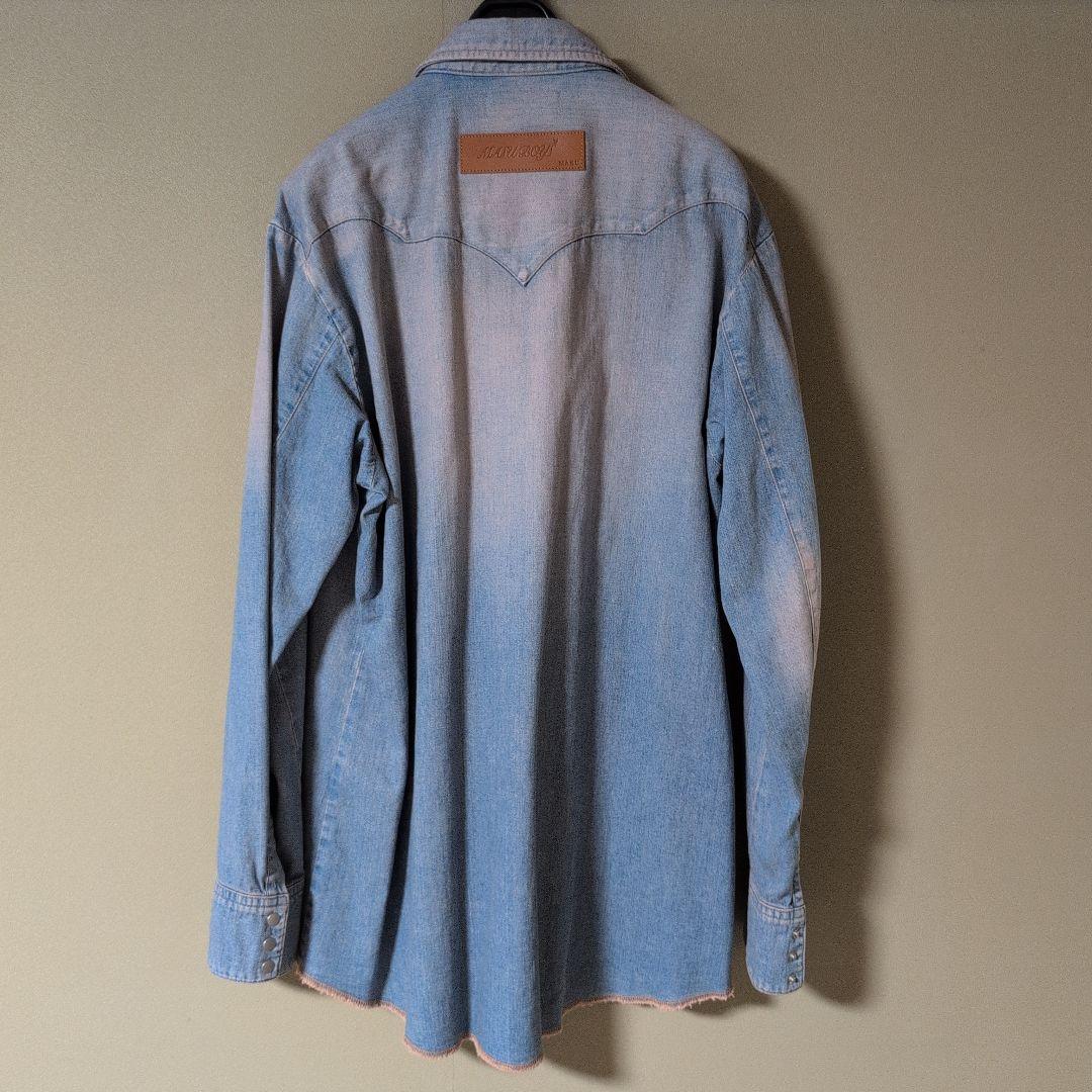 トップス MASU \"MASUBOYS\" WESTERN SHIRT OVER DYE
