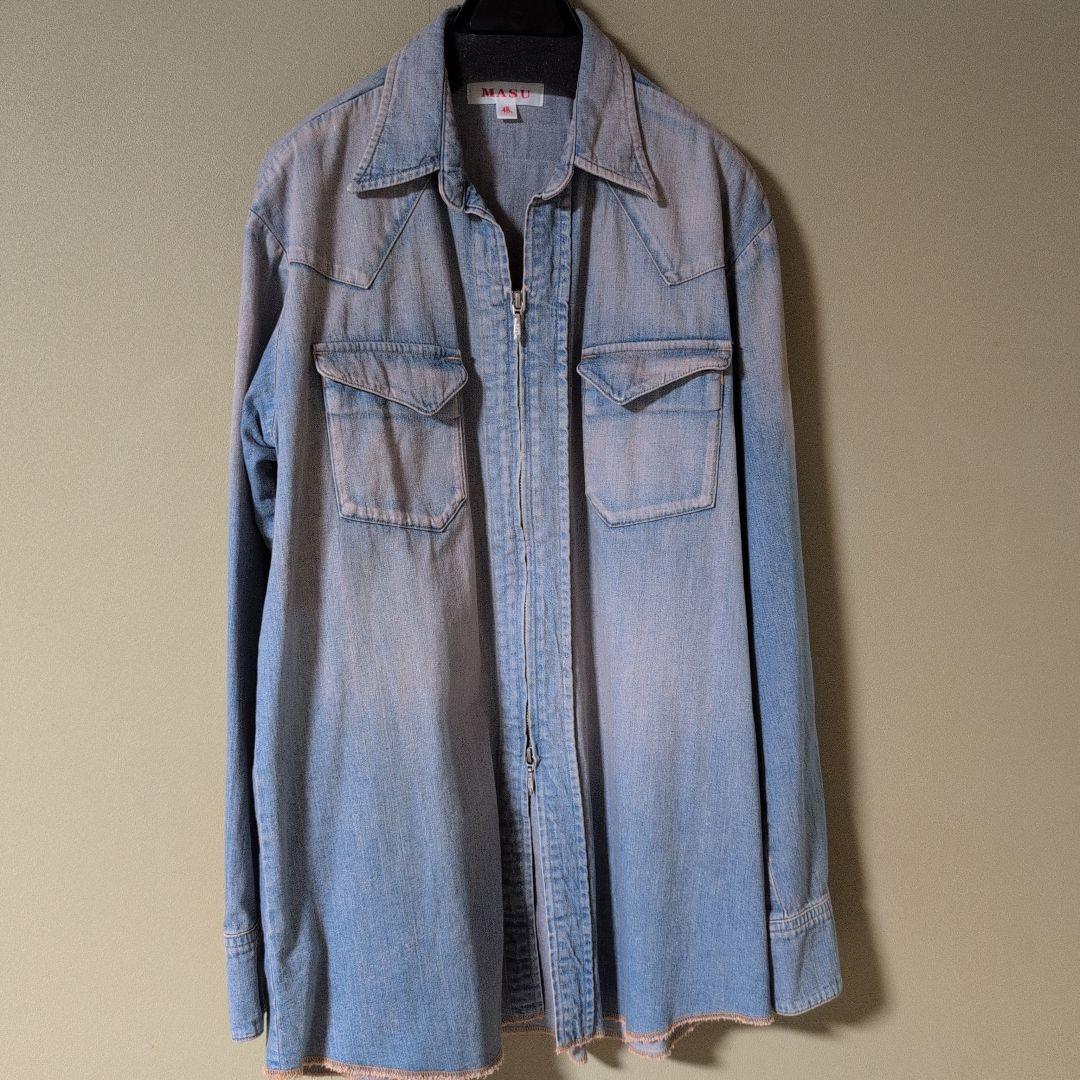 トップス MASU \"MASUBOYS\" WESTERN SHIRT OVER DYE