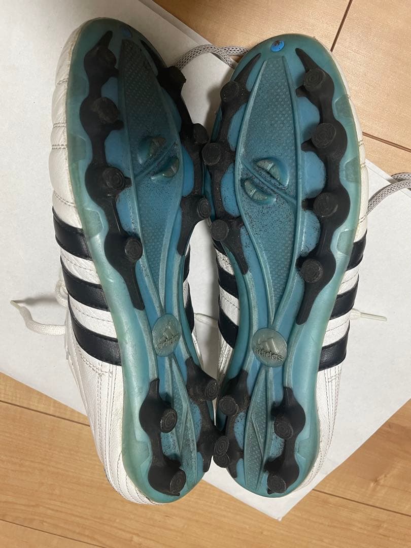 アディダス アディピュアジャパン4 ホワイト×ブラック×ブルー 28.5cm