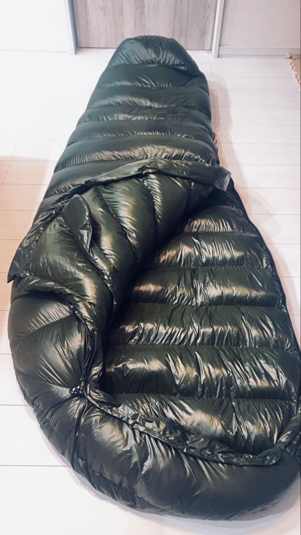 ダウンマミー型寝袋 230cm 冬用