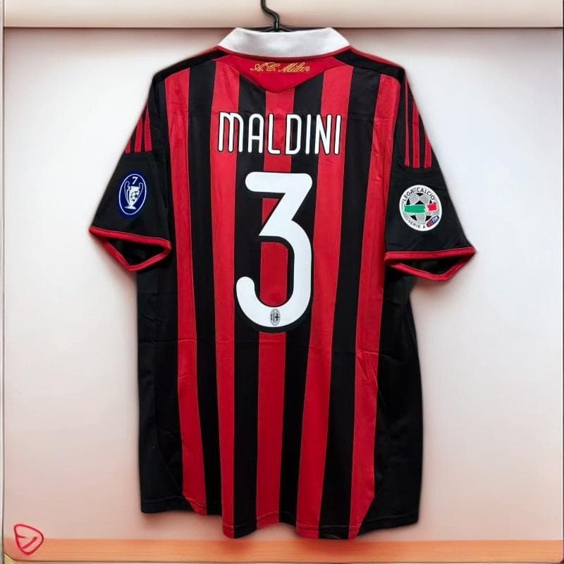 ACミラン MALDINI マルディーニ 3番 半袖 シャツ