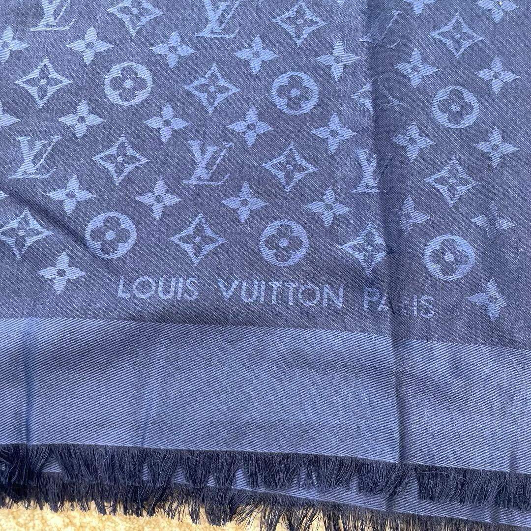 LOUIS VUITTON ネイビー ストール