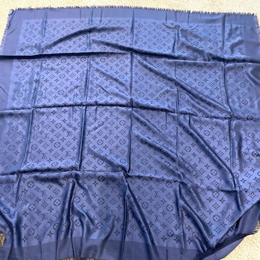 LOUIS VUITTON ネイビー ストール