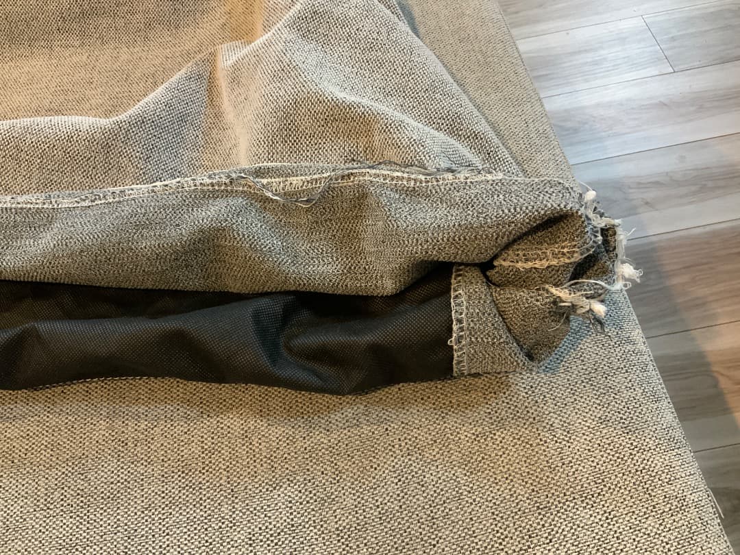 【直接受取】ニトリ 布張りカウチソファベッド ノアーク